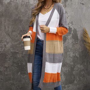 Fall Is Here Knitted Lightweight Cardigan